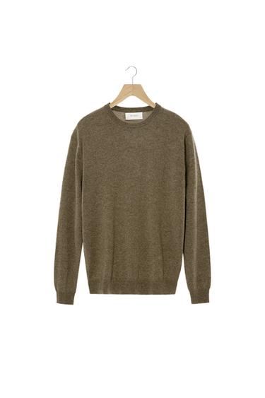 TRUI 100% KASJMIER - Groen gemêleerd van Zara