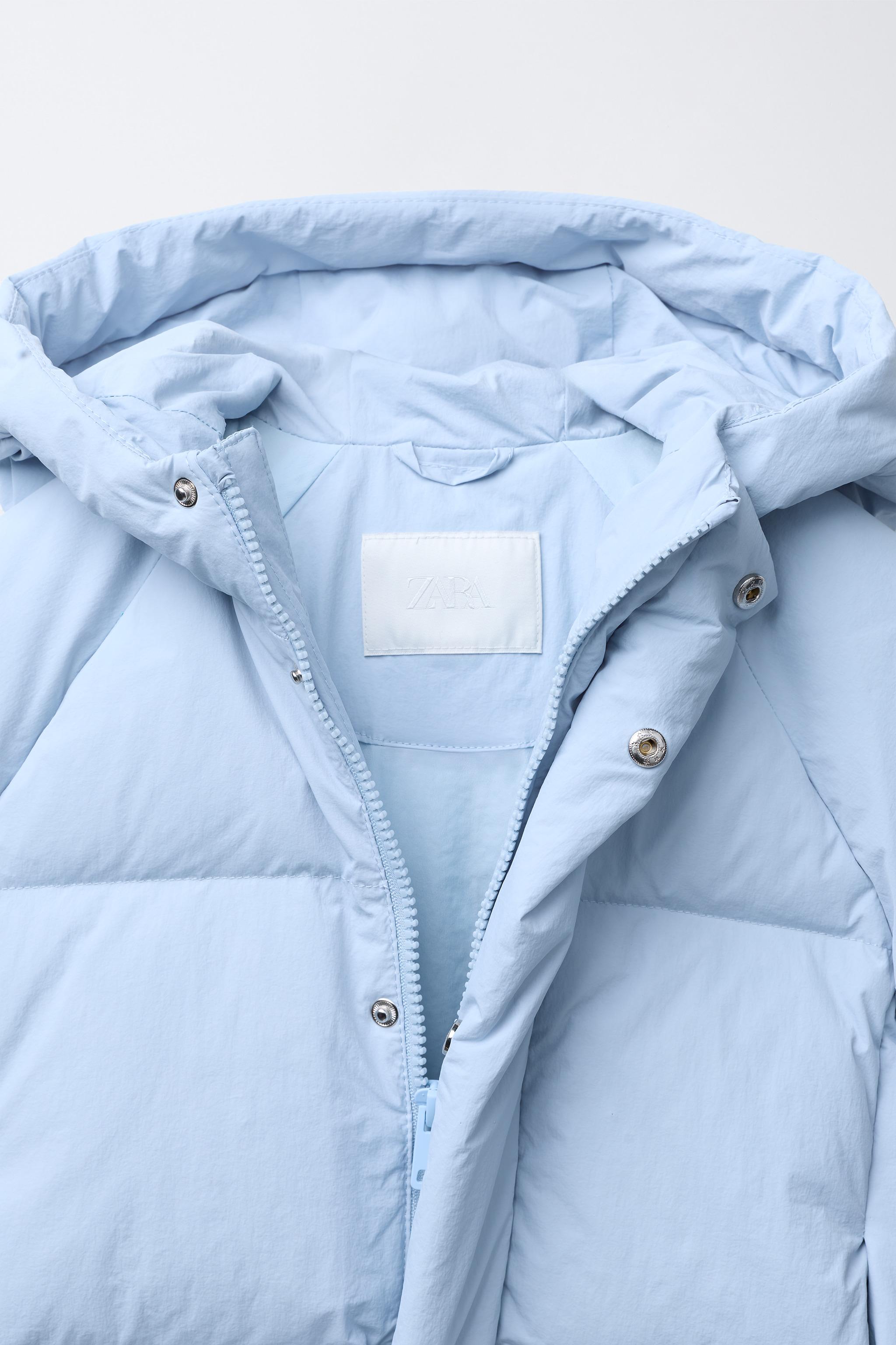 WATER REPELLENT FEATHER AND DOWN PUFFER COAT