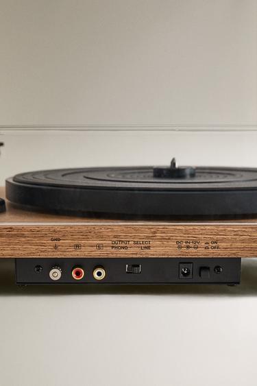 PLATINE VINYLE MANUELLE À ENTRAÎNEMENT PAR COURROIE, DE AUDIO TECHNICA - Marron de Zara - Image 4