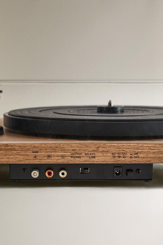 PLATINE VINYLE MANUELLE À ENTRAÎNEMENT PAR COURROIE, DE AUDIO TECHNICA - Marron de Zara - Image 4
