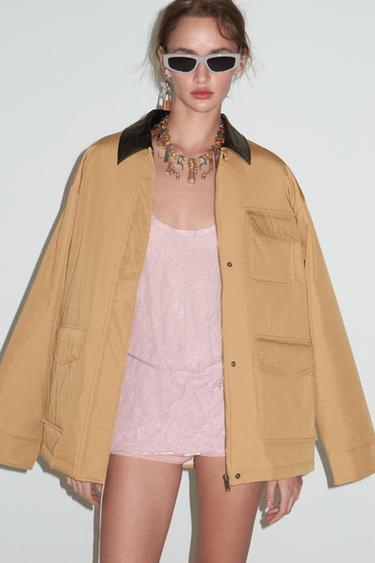 TOP EN MAILLE FINE EFFET PLISSÉ - Mauve de Zara - Image 0