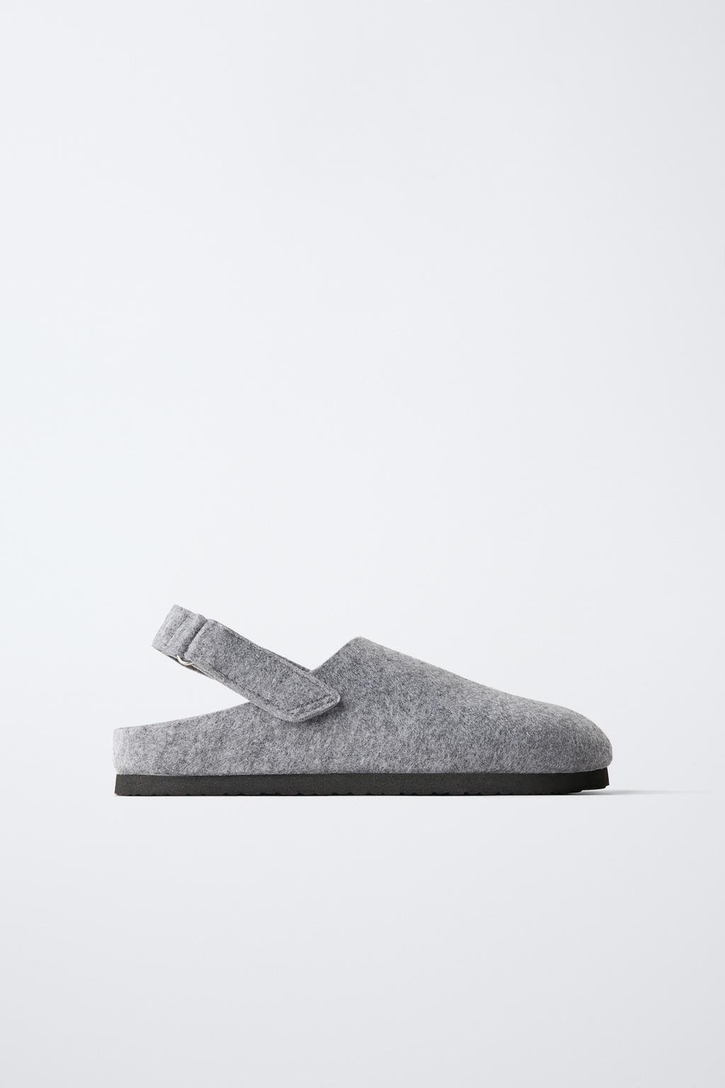 FELT HOUSE SLIPPERS