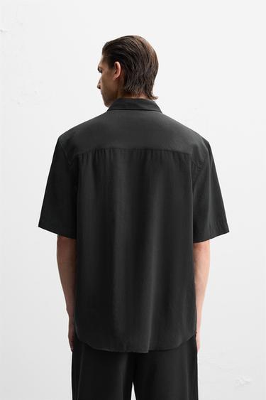 CHEMISE FLUIDE - Noir de Zara - Image 2