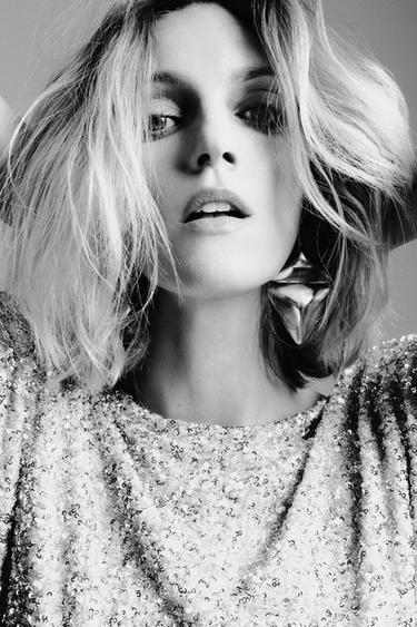 VESTIDO LANTEJOULAS OMBREIRAS ZW COLLECTION - Prata da Zara