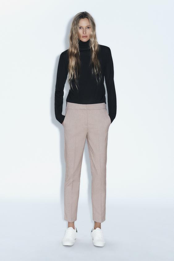 Las mejores ofertas en Pantalones de Tamaño Regular Zara Dorado para Mujer