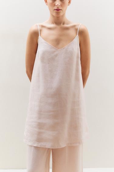 CHEMISE DE NUIT LIN - Rose de Zara - Image 4