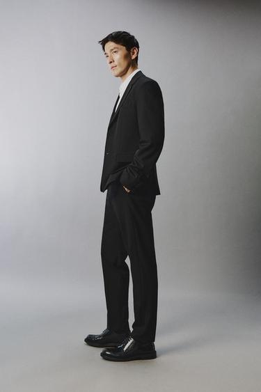 VESTE DE COSTUME CONFORT - Noir de Zara - Image 3