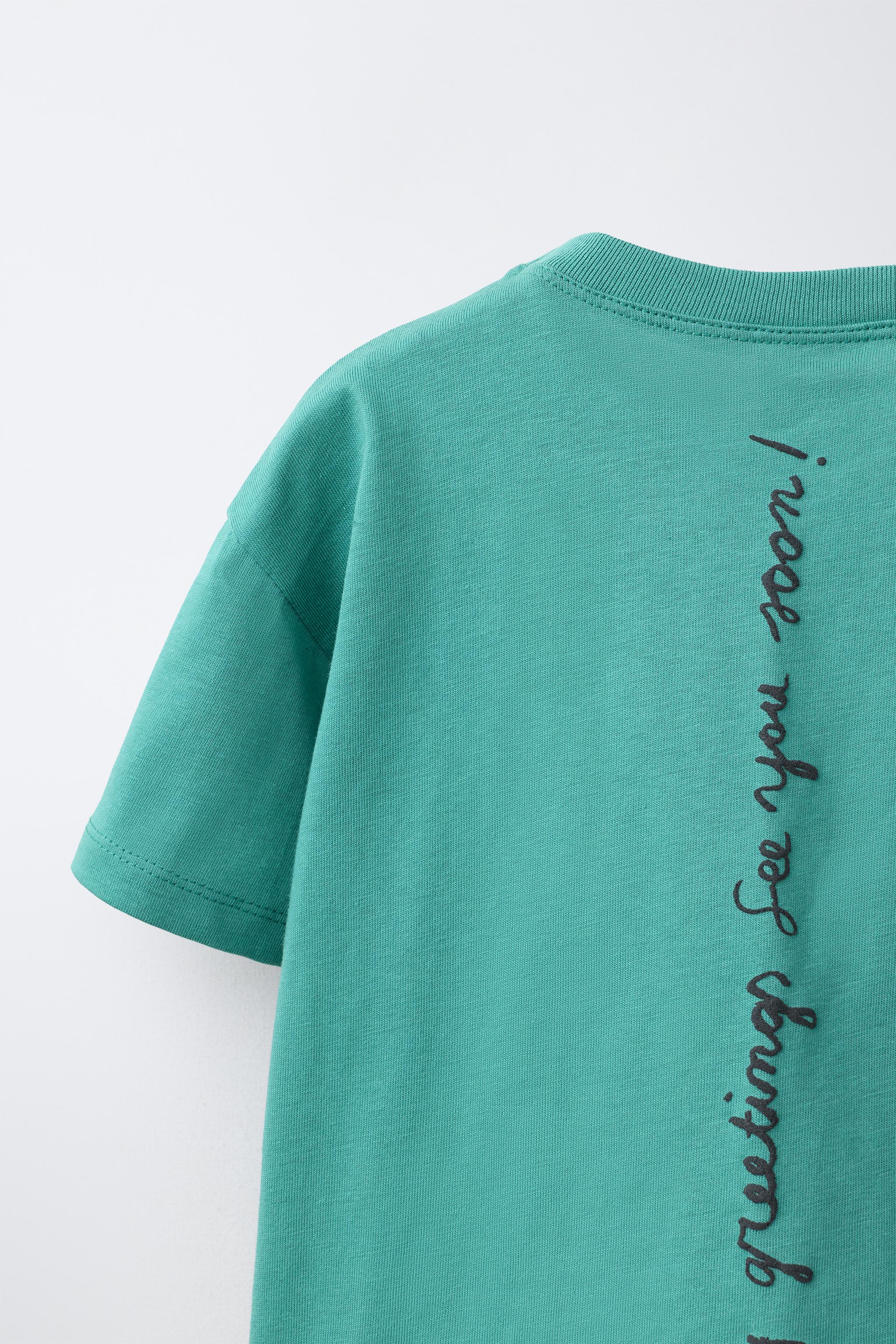 Детские футболки Zara ISABELLE VANDEPLASSCHE © ICE CREAM AND SAILBOAT T-SHIRT — фото 5
