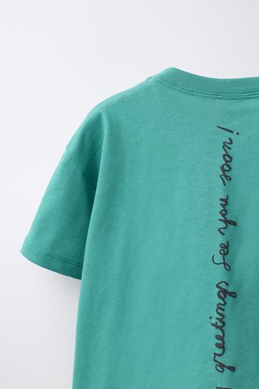 ICE CREAM AND SAILING BOATS T-SHIRT ISABELLE VANDEPLASSCHE © - Green by Zara - Image 3