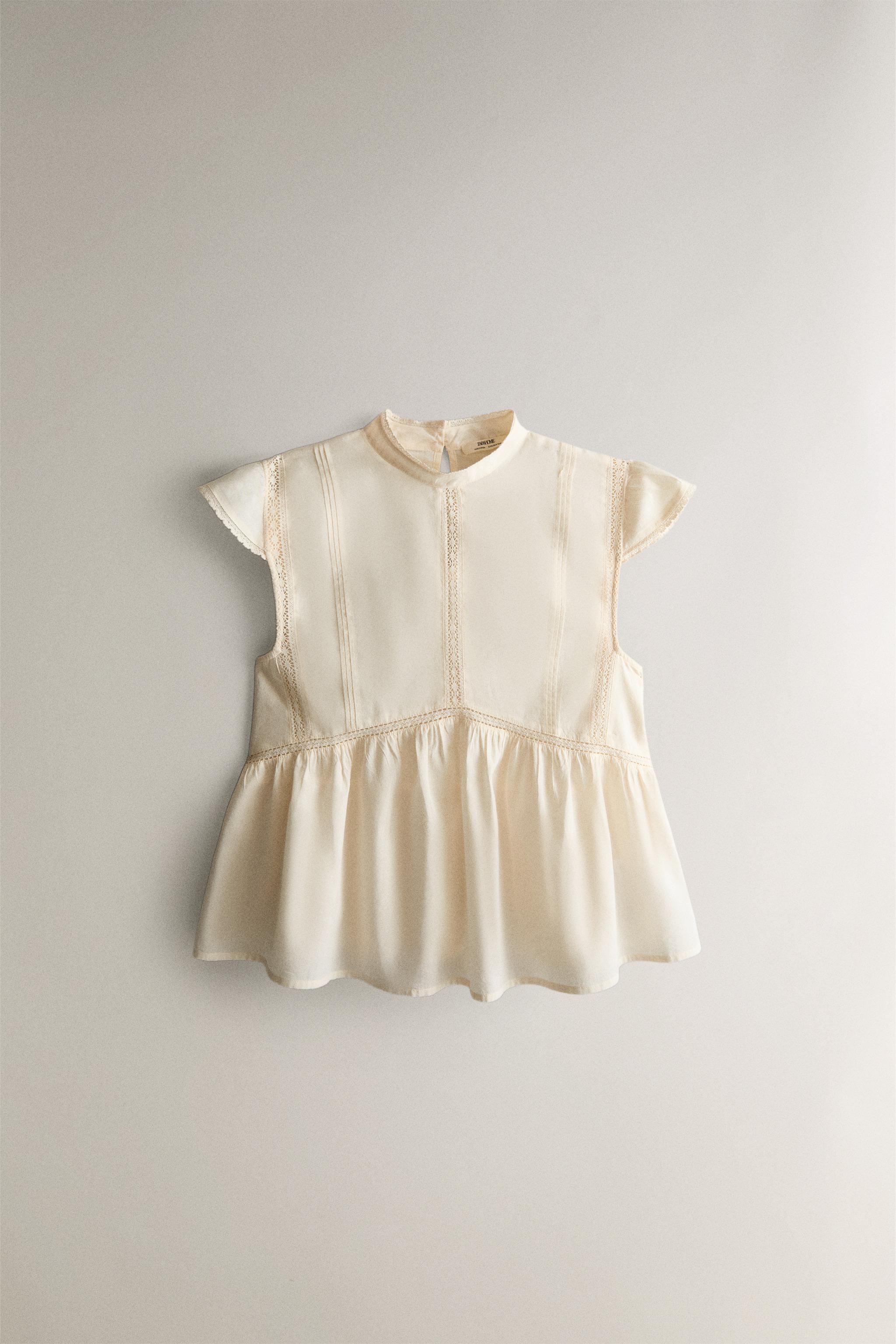 レーストップス - エクリュ | ZARA Japan / 日本
