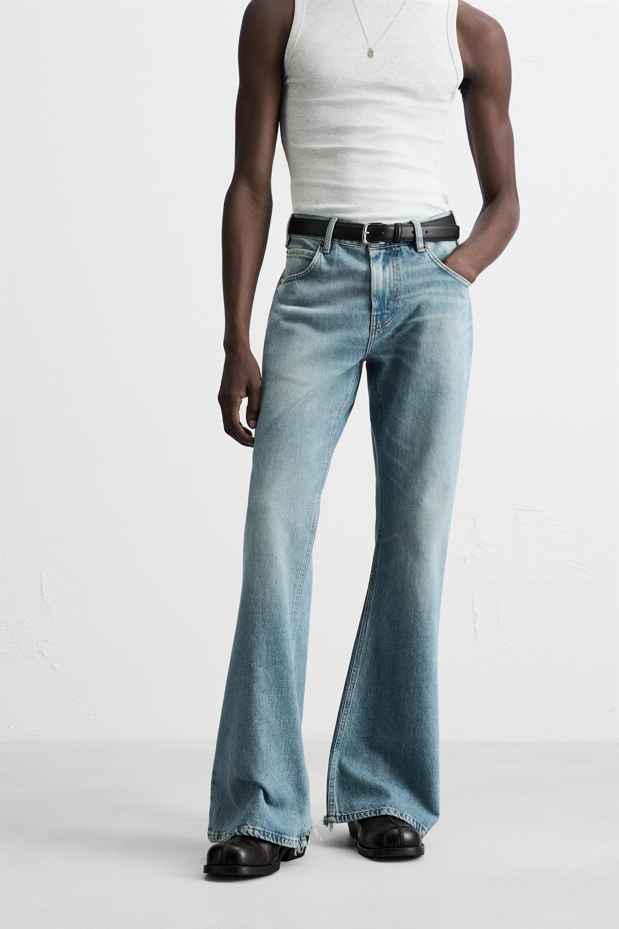 FLARE FIT JEANS - Charcoal | ZARA United States
