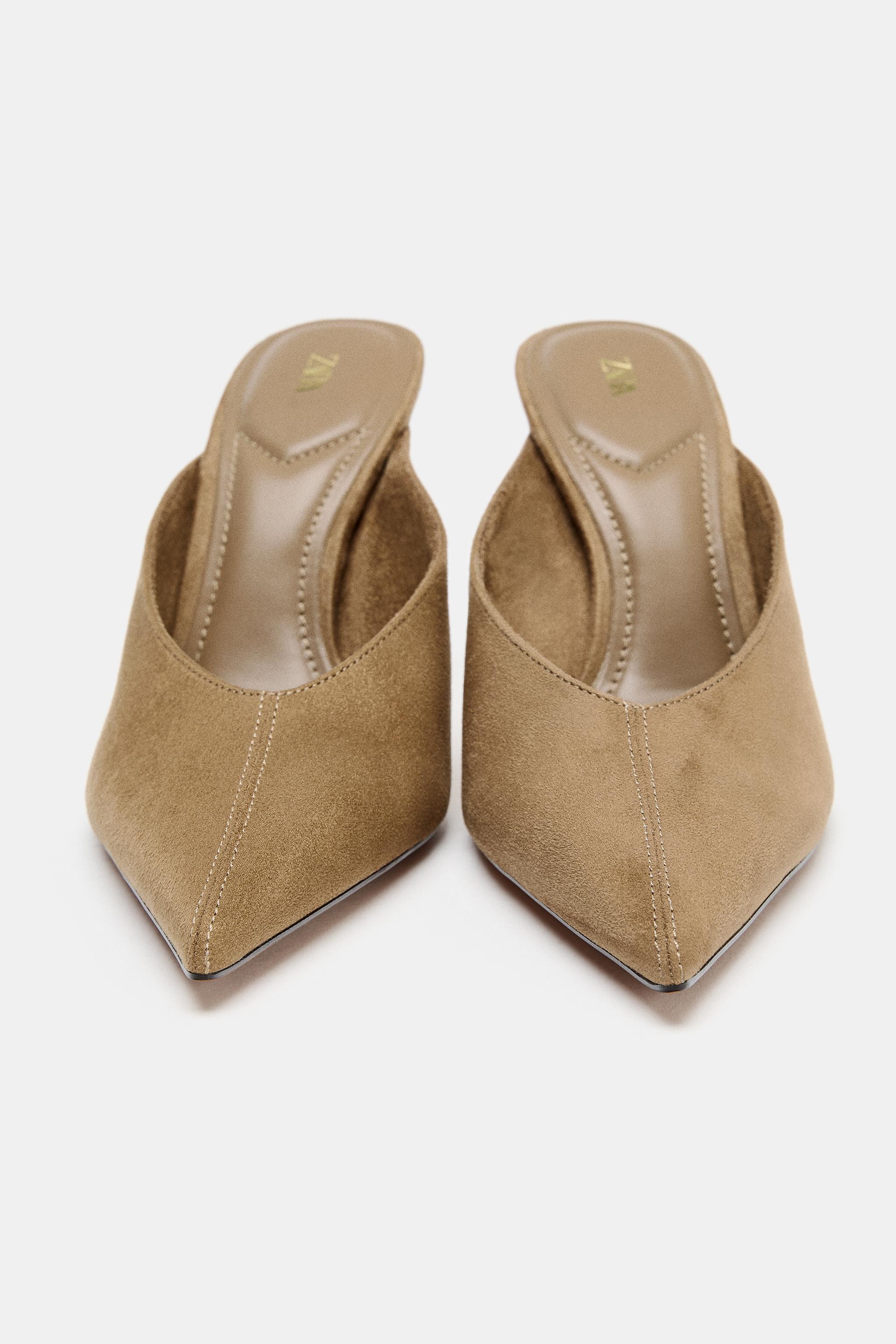 HIGH HEELED MULES