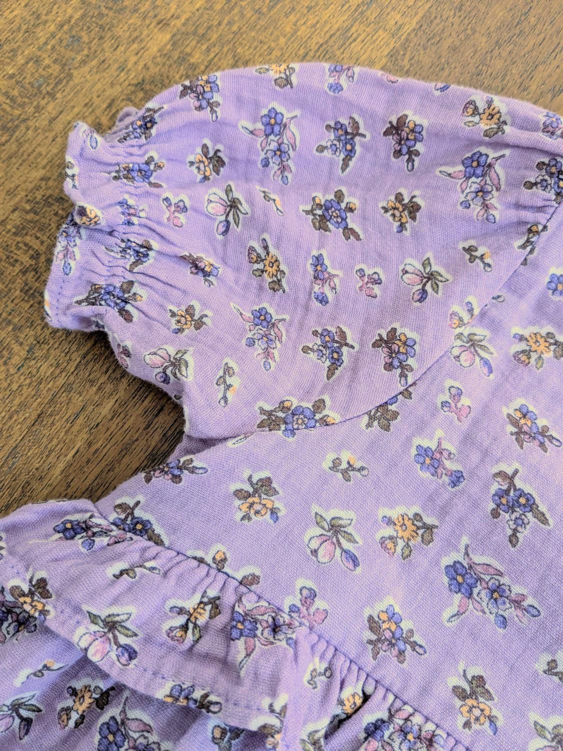 RUFFLES PRINTED DRESS - Image 3