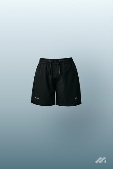 TEKNISET LOGO-BERMUDA-SHORTSIT - Black Zaralta