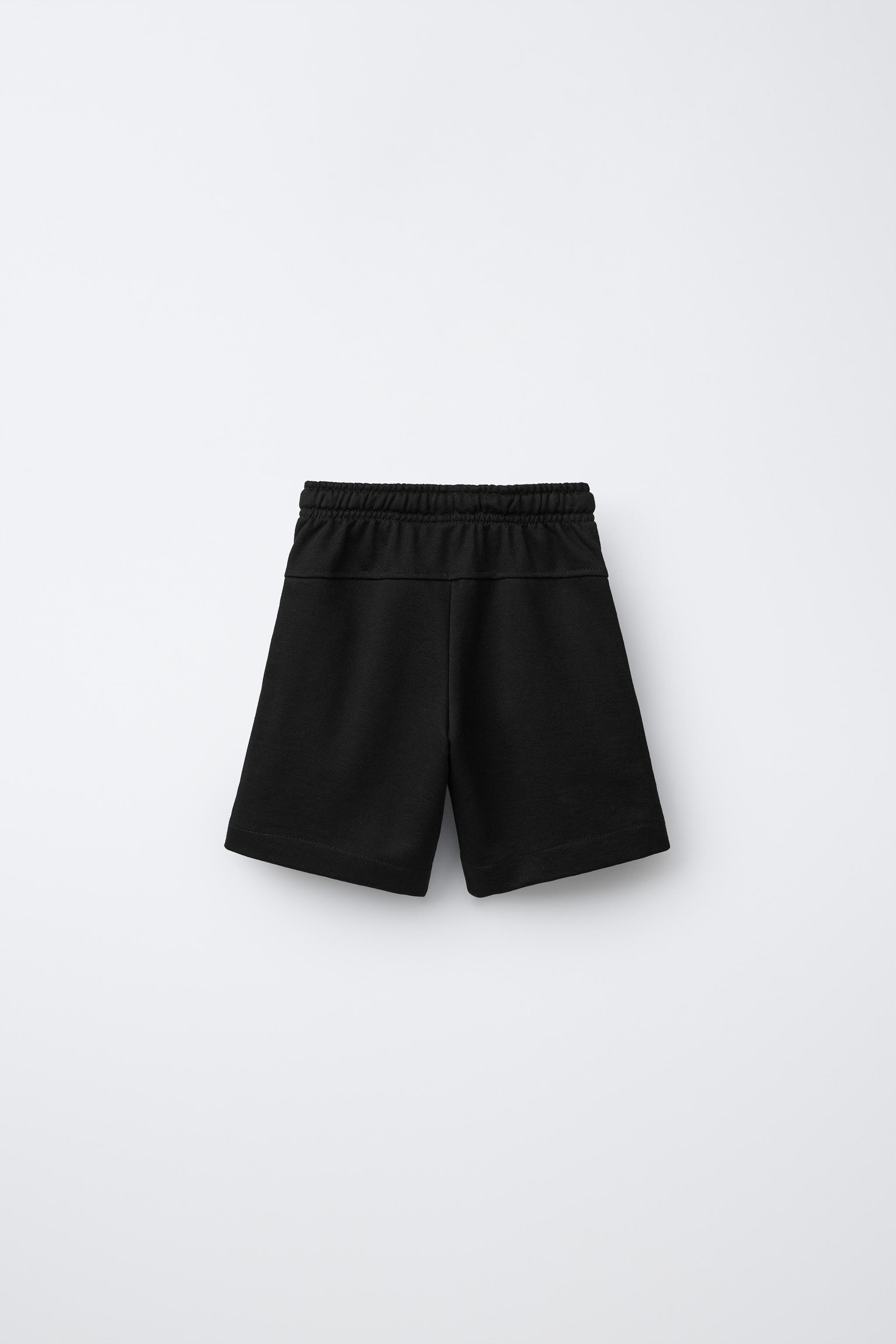 PLAIN SHORTS — Black