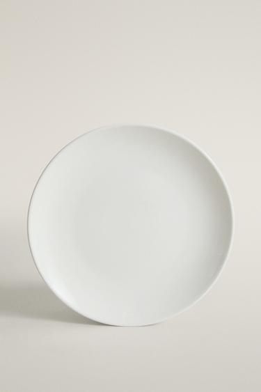 STONEWARE DESSERT PLATE - White by Zara - Image 0