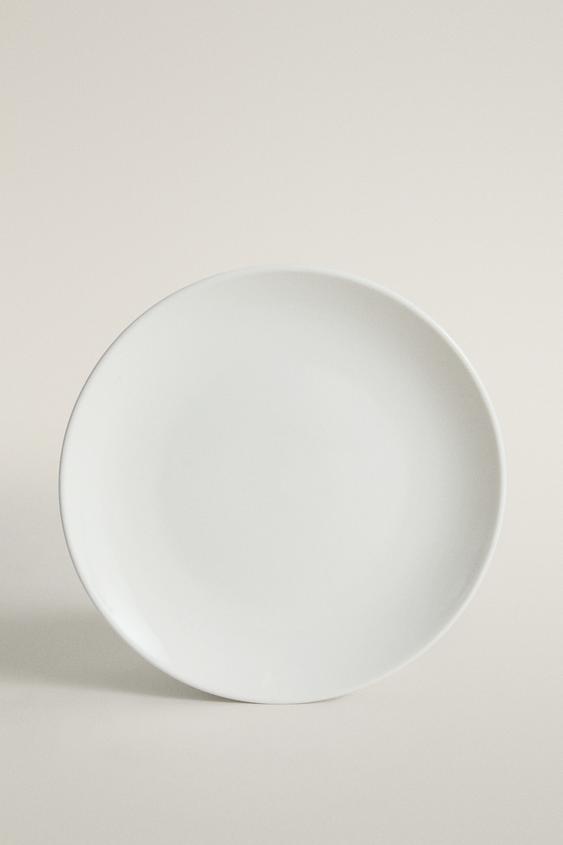 Zaras ASSIETT I STENGODS - Vit - Bild 0
