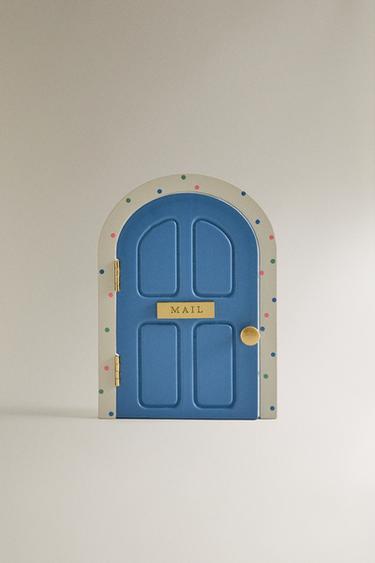 KLEINE KINDER-MINITÜR MIT POST - Pastellblau von Zara - Bild 0