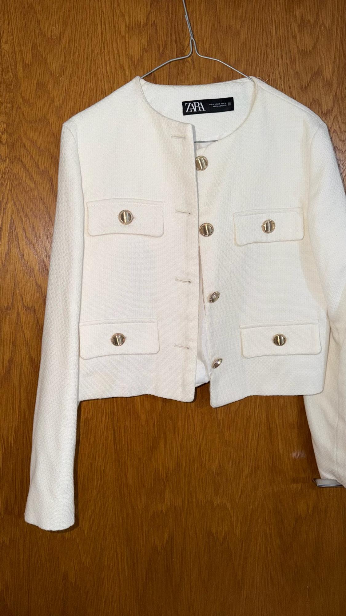 ROUND NECK PIQUÉ BLAZER - Image 2