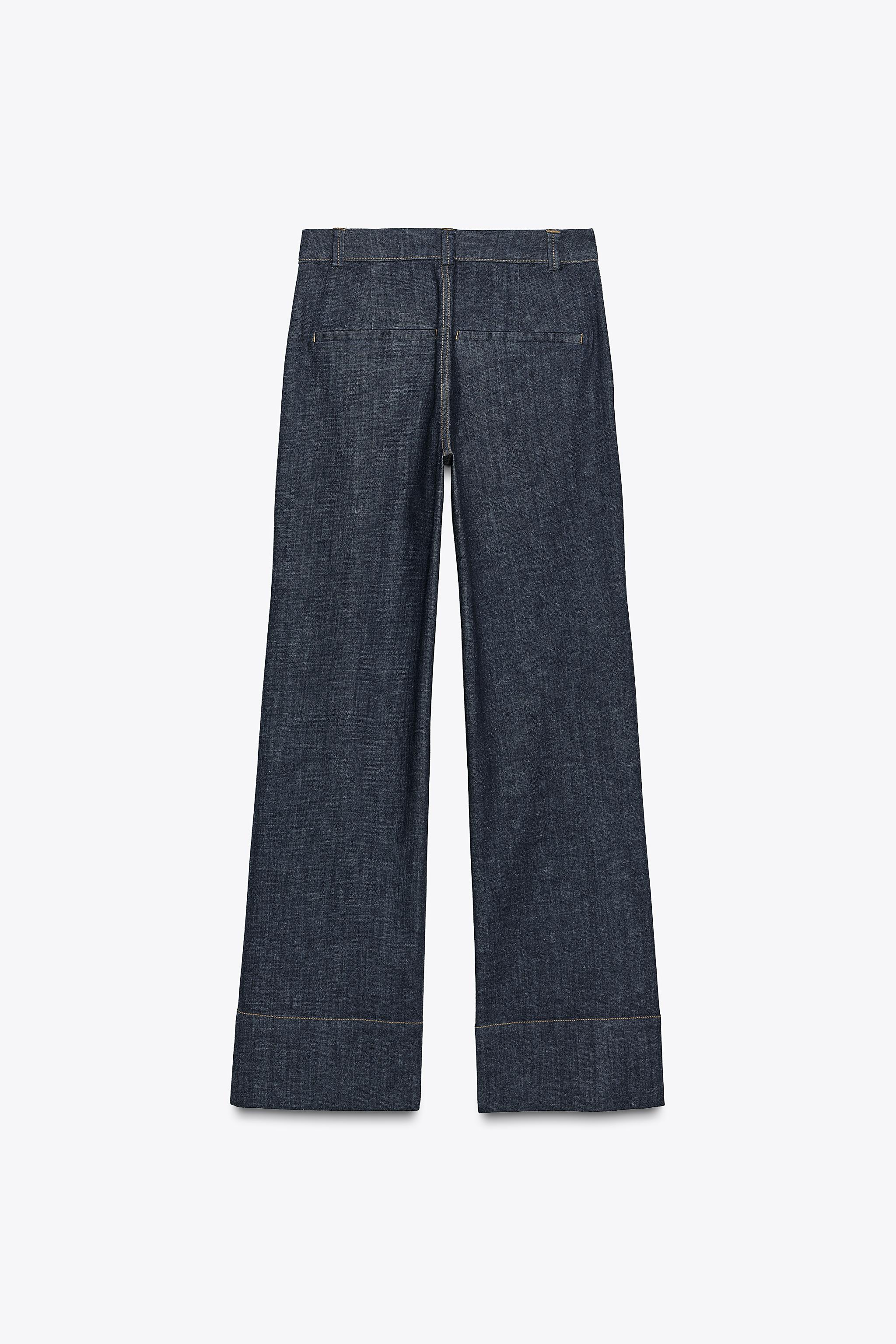 Z1975 BOOTCUT DENIM TROUSERS - Blue | ZARA Spain