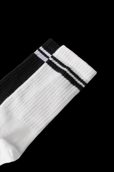 Zara TWO-PACK OF SPORT SOCKS - White