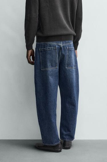 JEAN TAPERED WIDE FIT - Bleu de Zara - Image 2