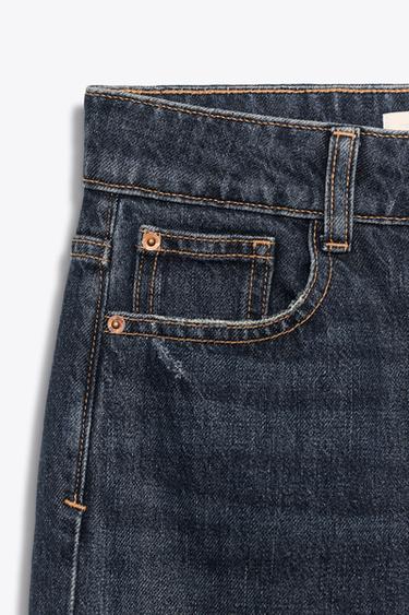 JEAN Z.04 DROIT COUPE LONGUE TAILLE HAUTE - Bleu de Zara - Image 8