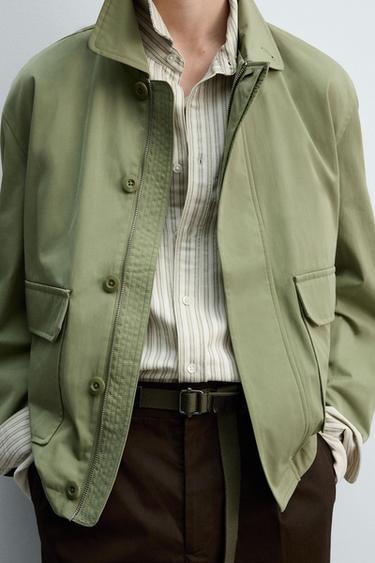 LIMITED EDITION TECHNICAL JACKET - Moss green by Zara - Image 5