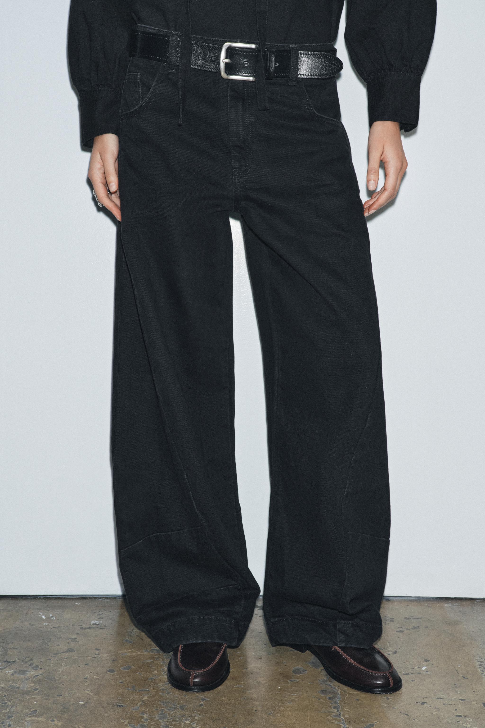 ZW COLLECTION LOW RISE BALLOON JEANS