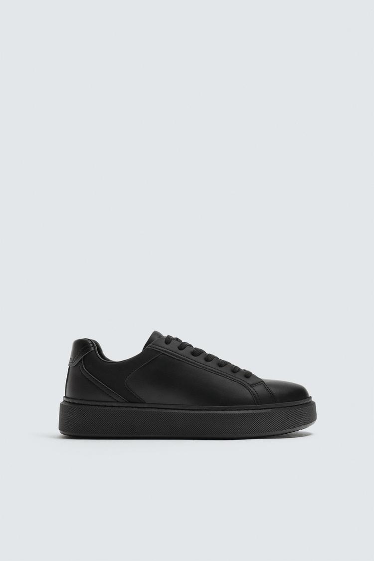 ZARA MONOCHROME CHUNKY TRAINERS