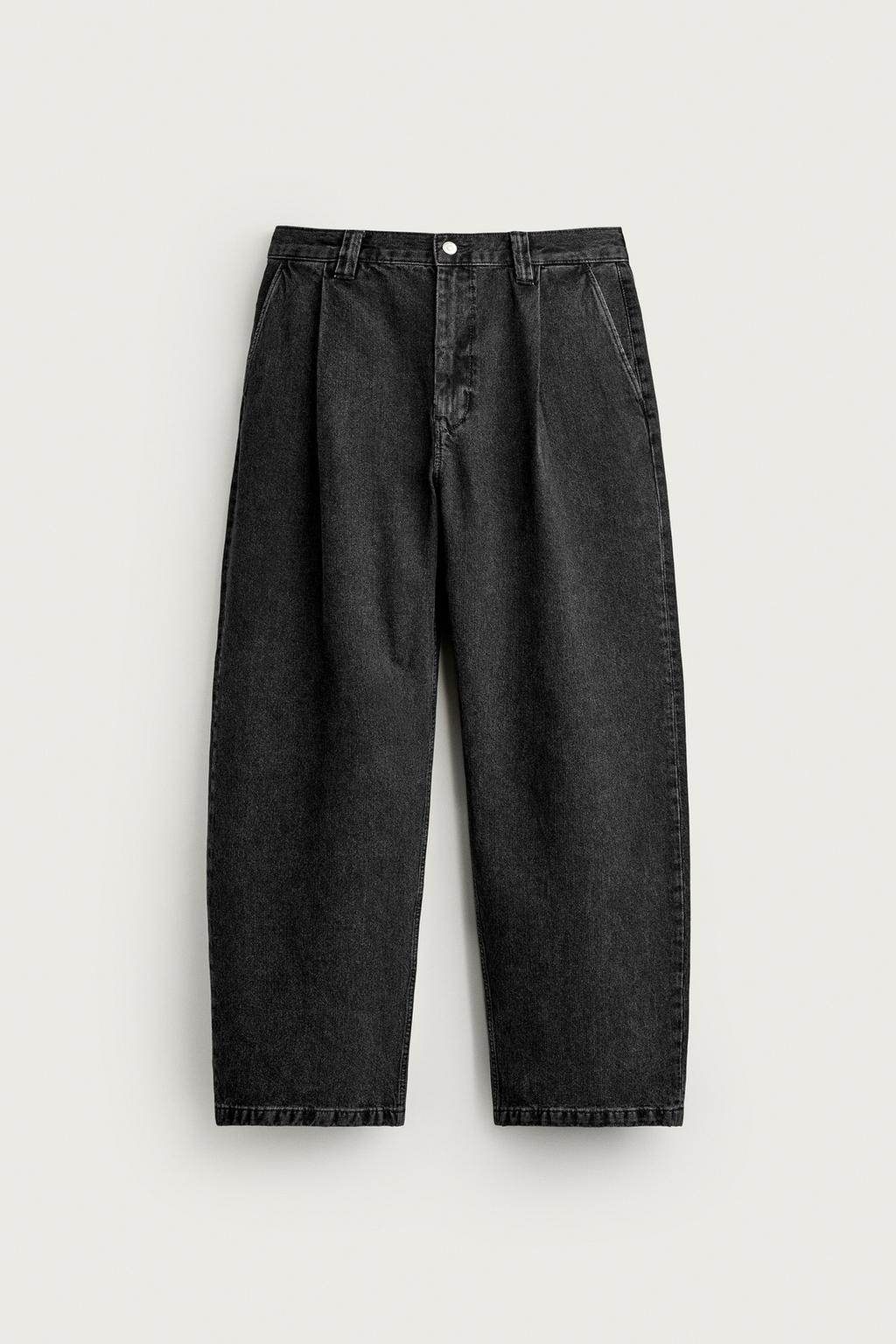 PLEATED RELAXED FIT CHINO TROUSERS