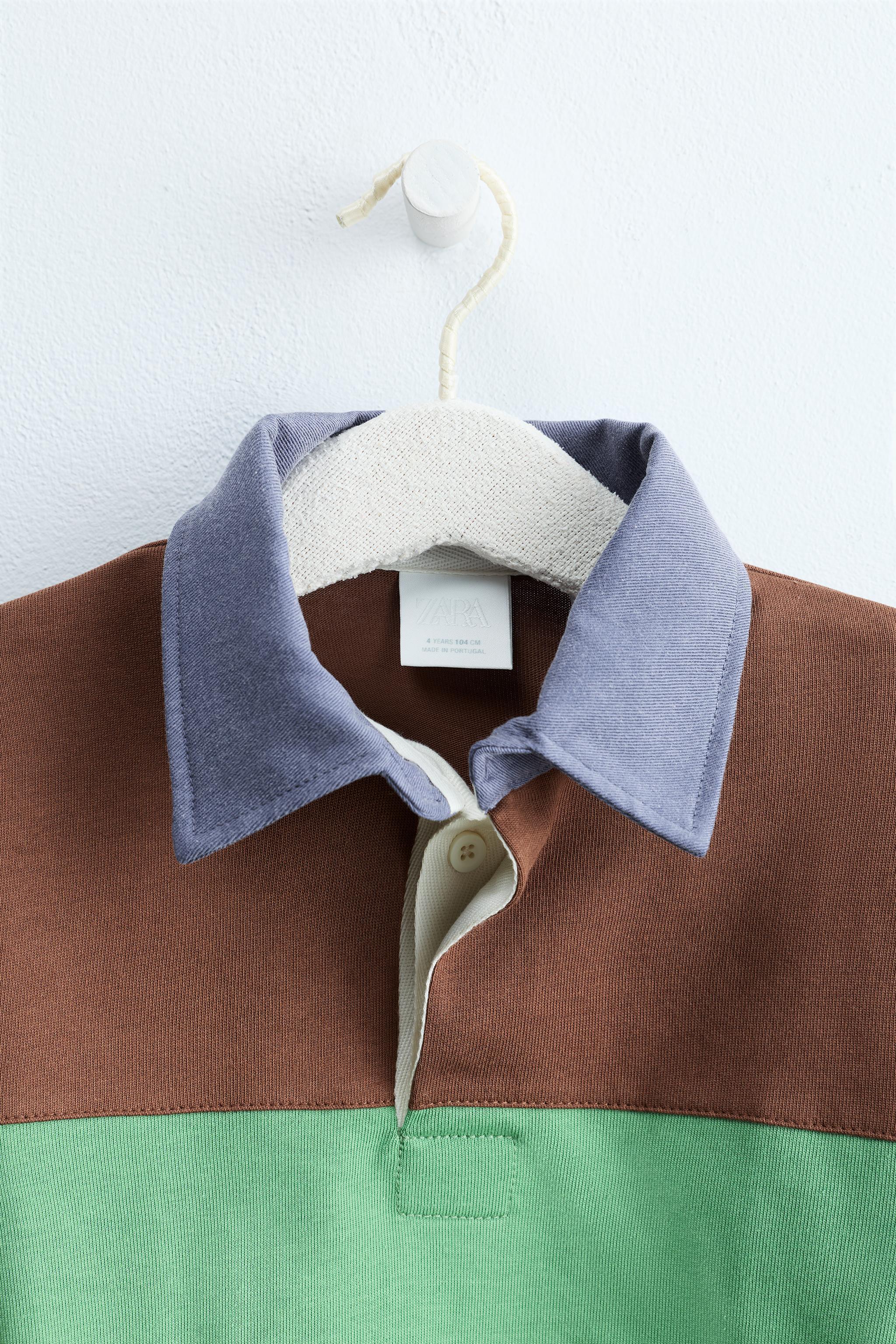 ZARA TIMELESS - STRIPED PRINT POLO SHIRT