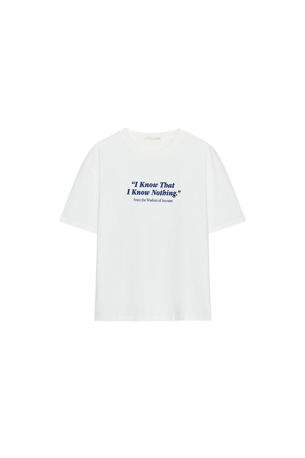 SHORT SLEEVE TEXT T-SHIRT - image 3