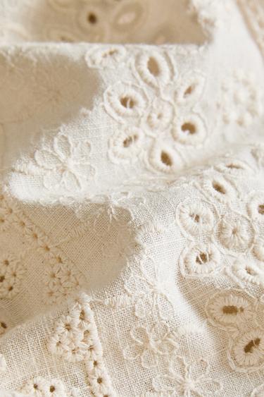 SET DE TABLE BRODERIES COMBINÉES - Écru de Zara - Image 3