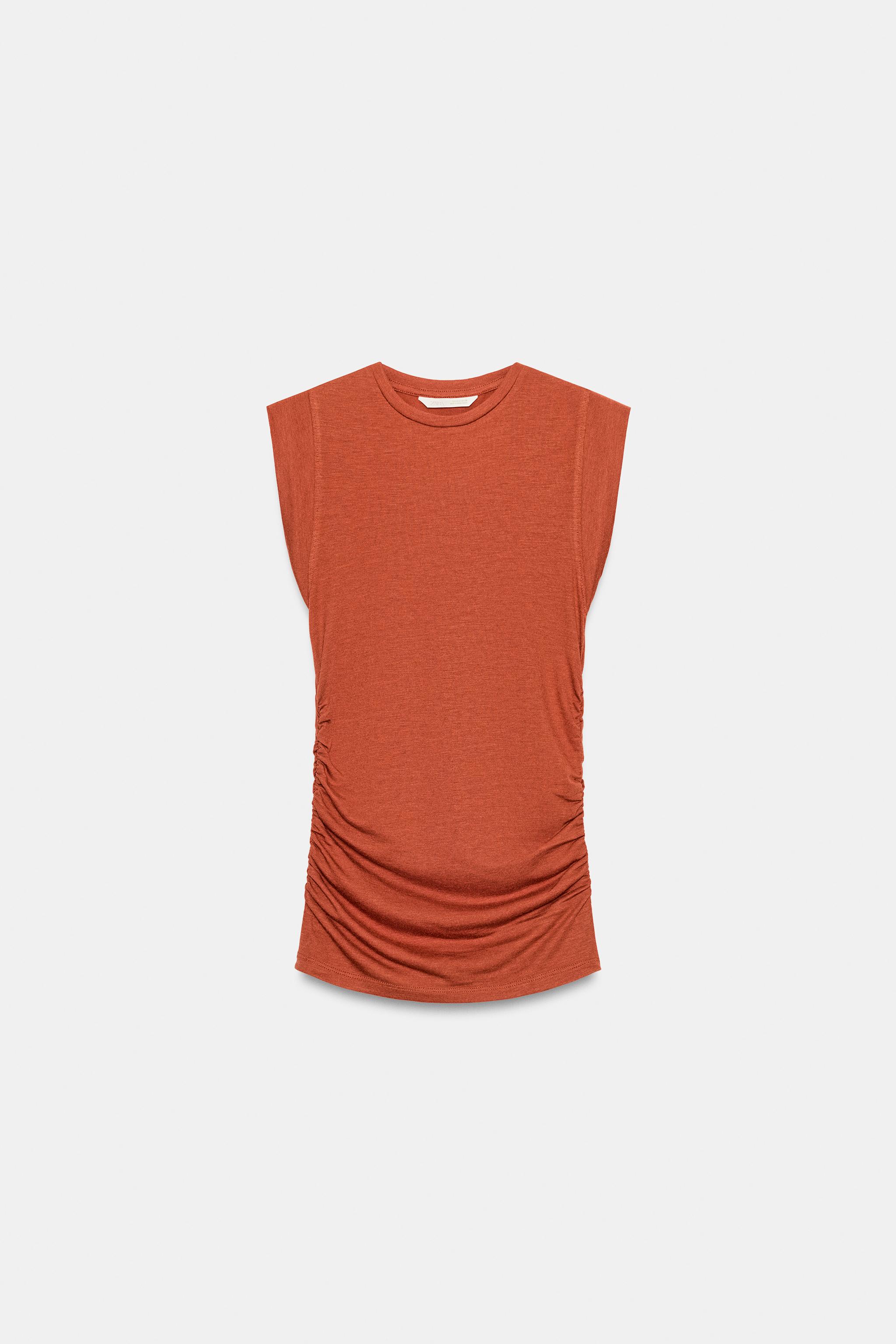 SIDE RUCHED TOP