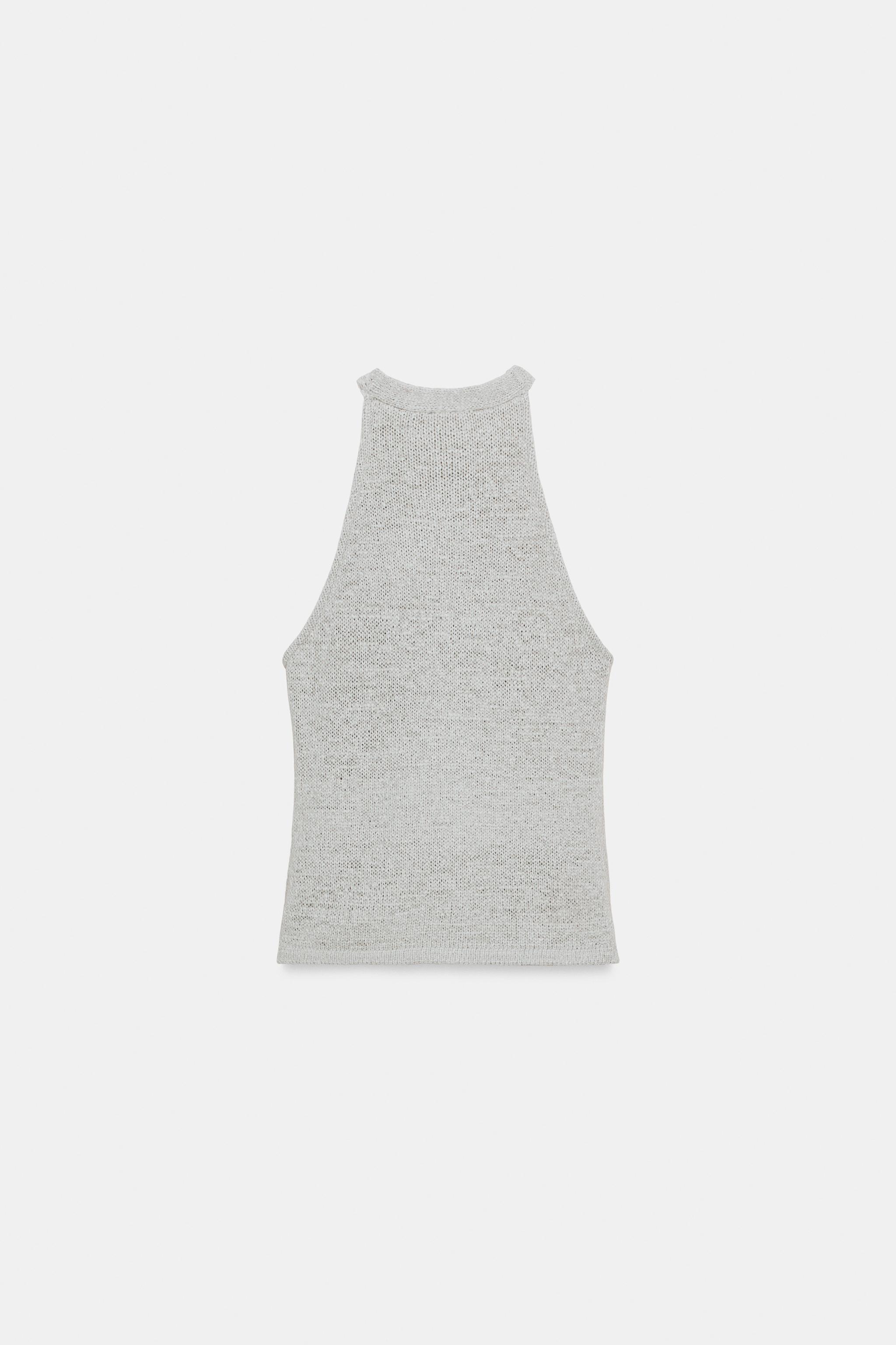 TOP HALTER RUSTIQUE