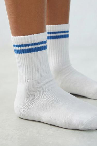 3-PACK OF MID-CALF SPORTS SOCKS - White by Zara