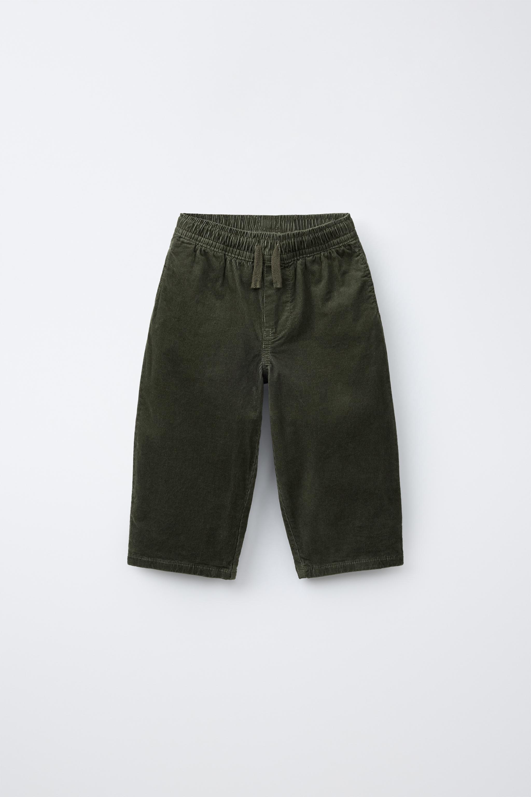 MICRO-CORDUROY BAGGY PANTS - Caramel | ZARA United States
