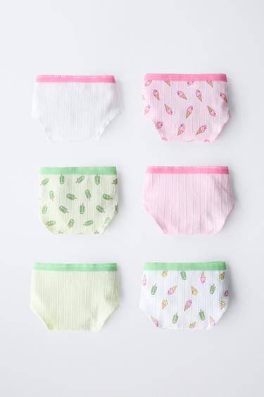 6-14 ANS/ LOT DE SIX CULOTTES GLACES - Multicolore de Zara - Image 4