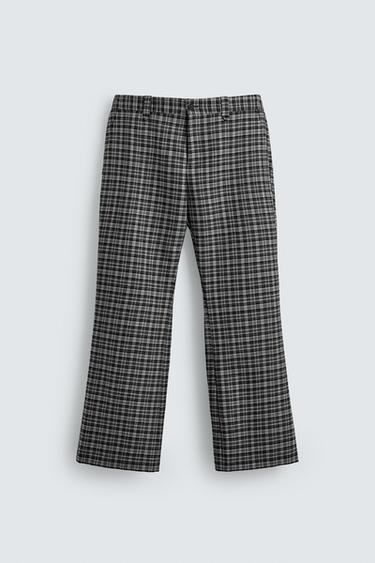 PANTALÓN TRAJE CUADROS HARRY LAMBERT FOR ZARA X DISNEY - Gris de Zara
