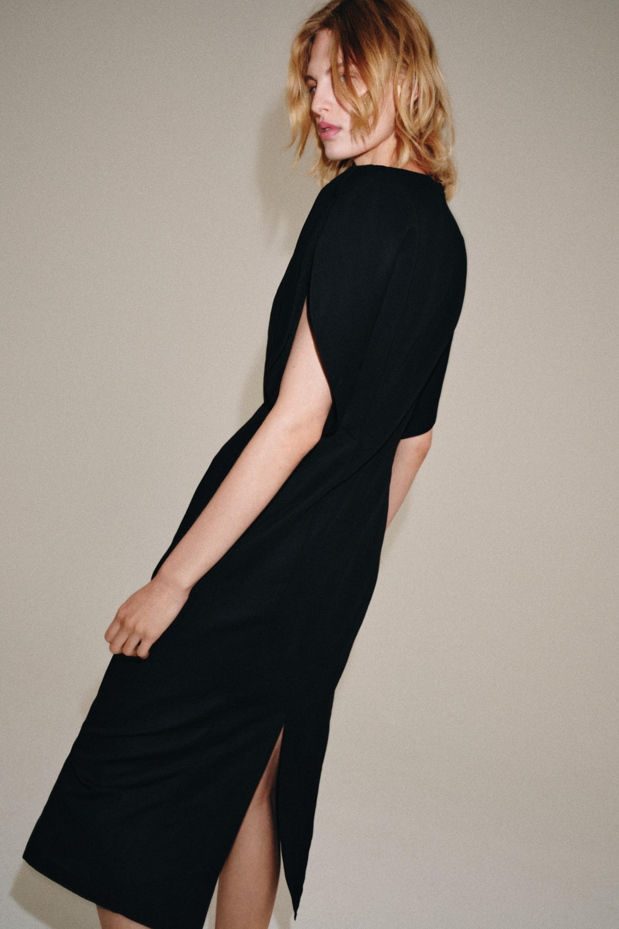 Женские платья Zara ZW COLLECTION MIDI DRESS — фото 6