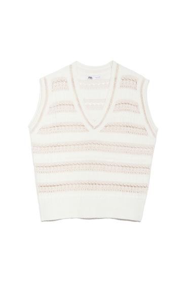 COMBINED POINTELLE VEST