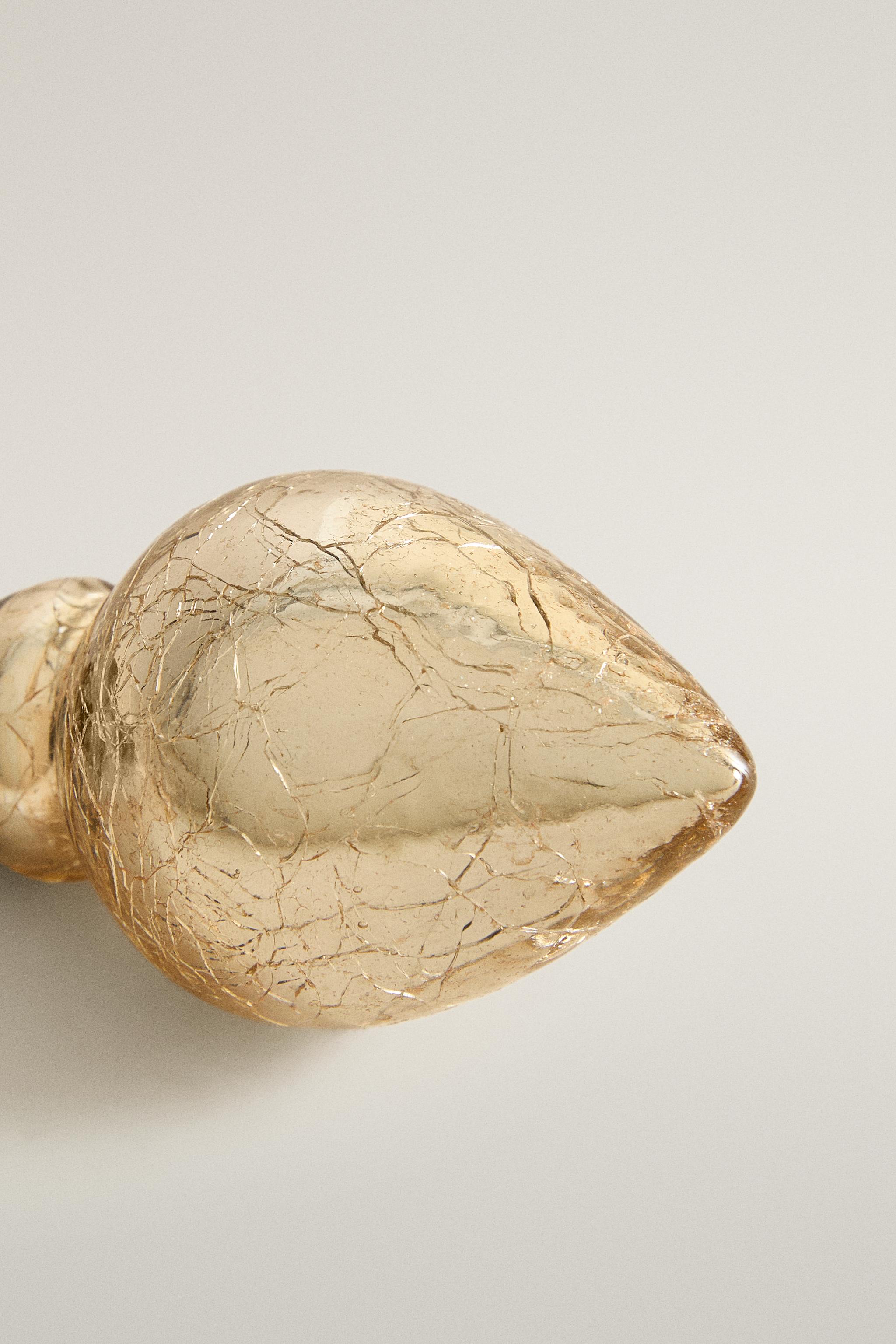ORNEMENT SAPIN GOUTTE EN VERRE NOËL