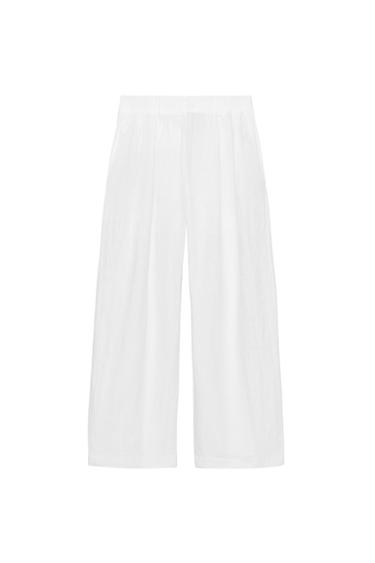 ZW COLLECTION ZIGʻIR TOLALI BURMALI SHIM - Oq Zara tomonidan