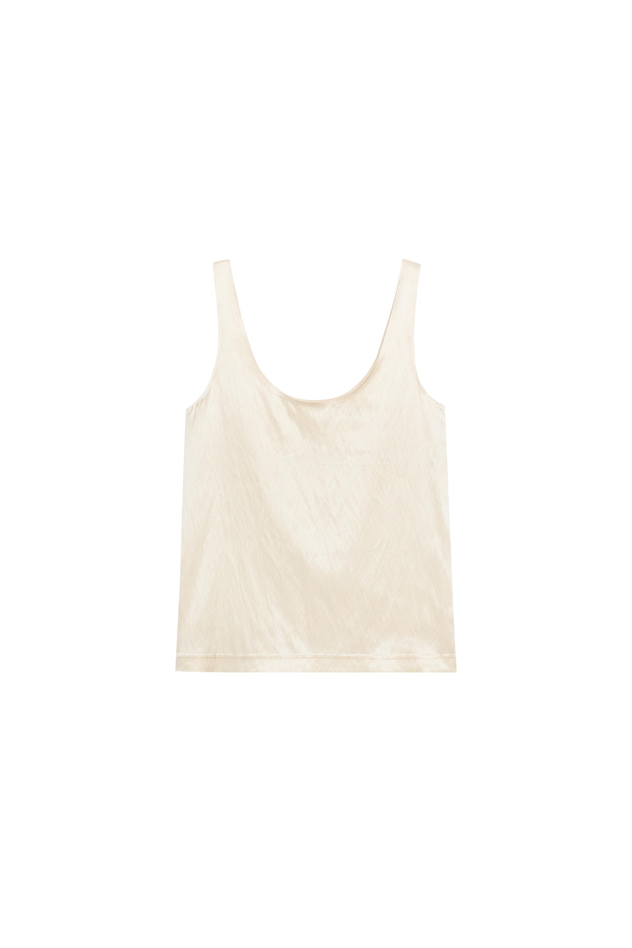 SATIN EFFECT TANK TOP