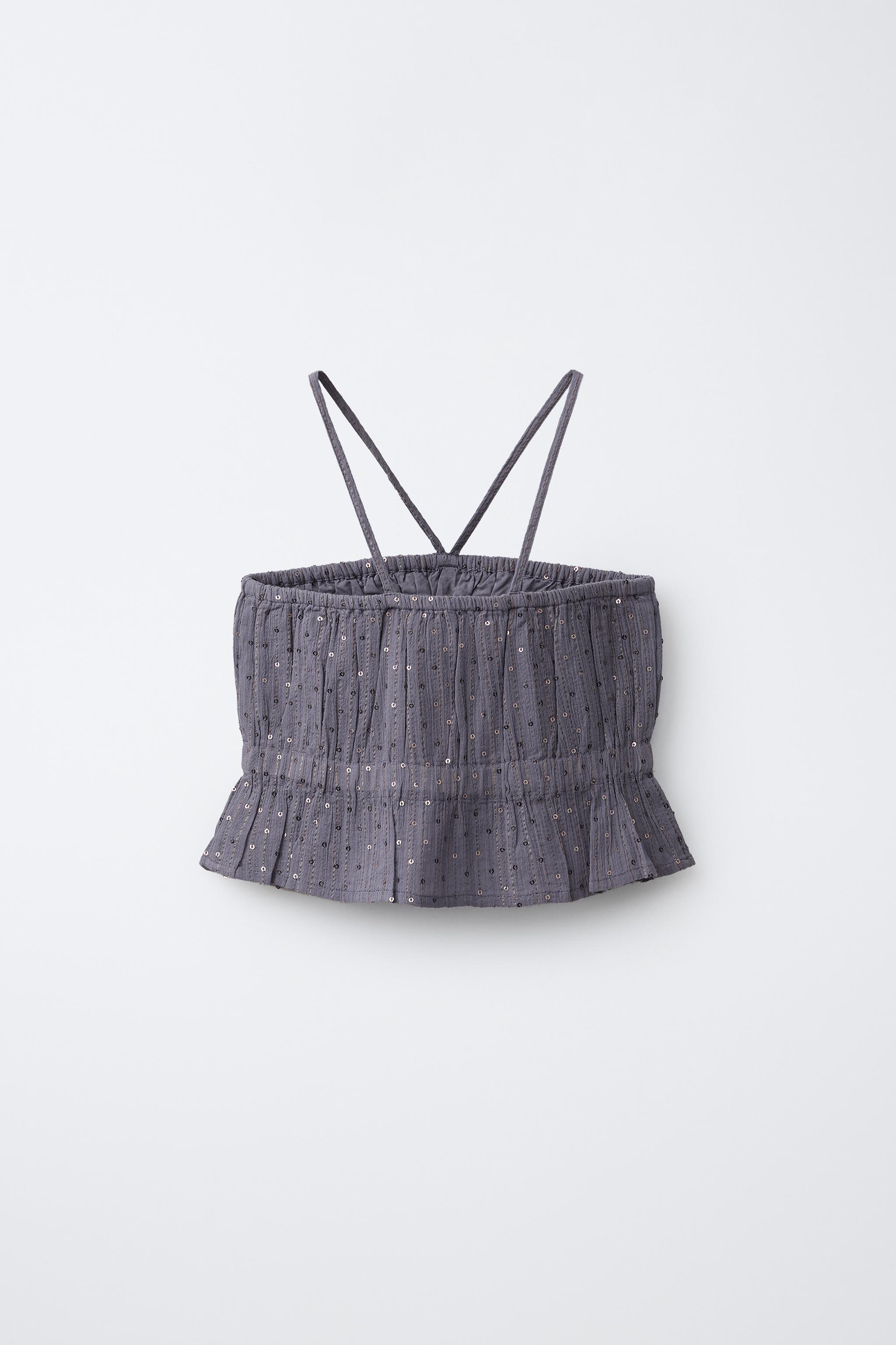 TOP À PAILLETTES