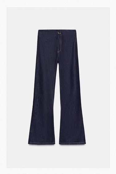 JEANS Z1975 WIDE LEG TIRO ALTO - Azul de Zara