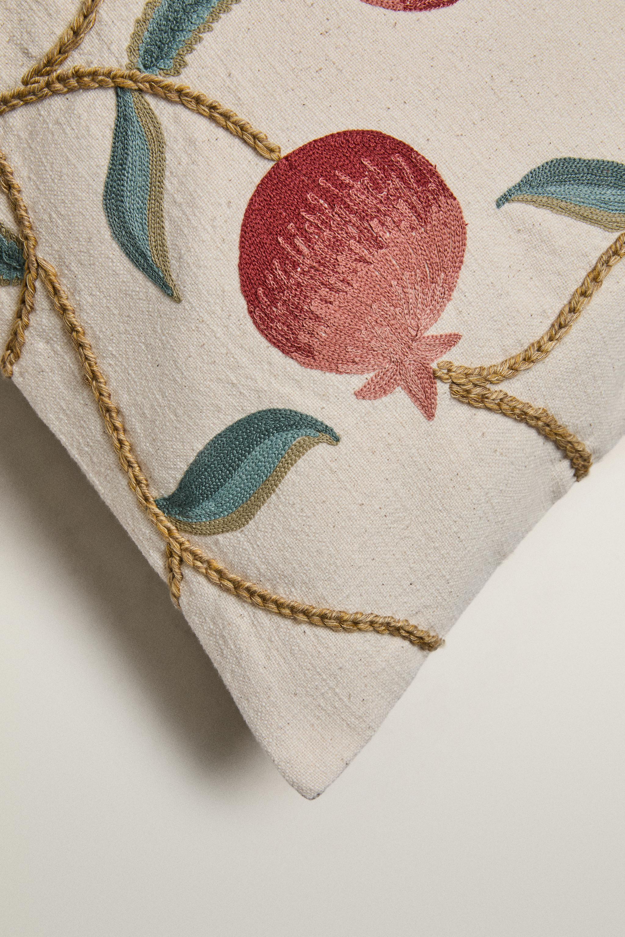 POMEGRANATE THROW PILLOW COVER