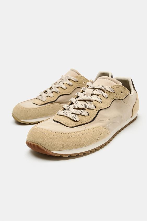 BAREFOOT RUNNING TRAINERS - Brown by Zara - Image 2