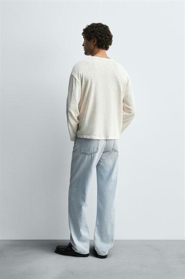 JEAN STRAIGHT FIT - Bleu clair de Zara - Image 2